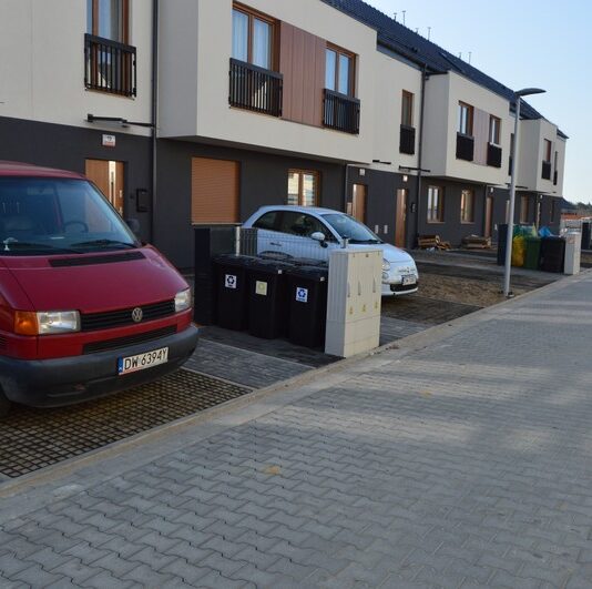 Implementation of residential parking areas in Kiełczów